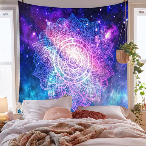 Romantic Rose Skeleton Butterfly Tapestry s Home Decor for Living Room Bedroom (51.2 x 59.1 inches)